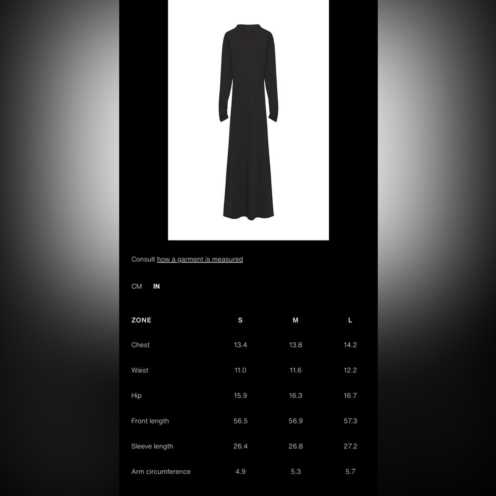 ZARA OPEN-BACK CREPE DRESS - Picture 12 of 12